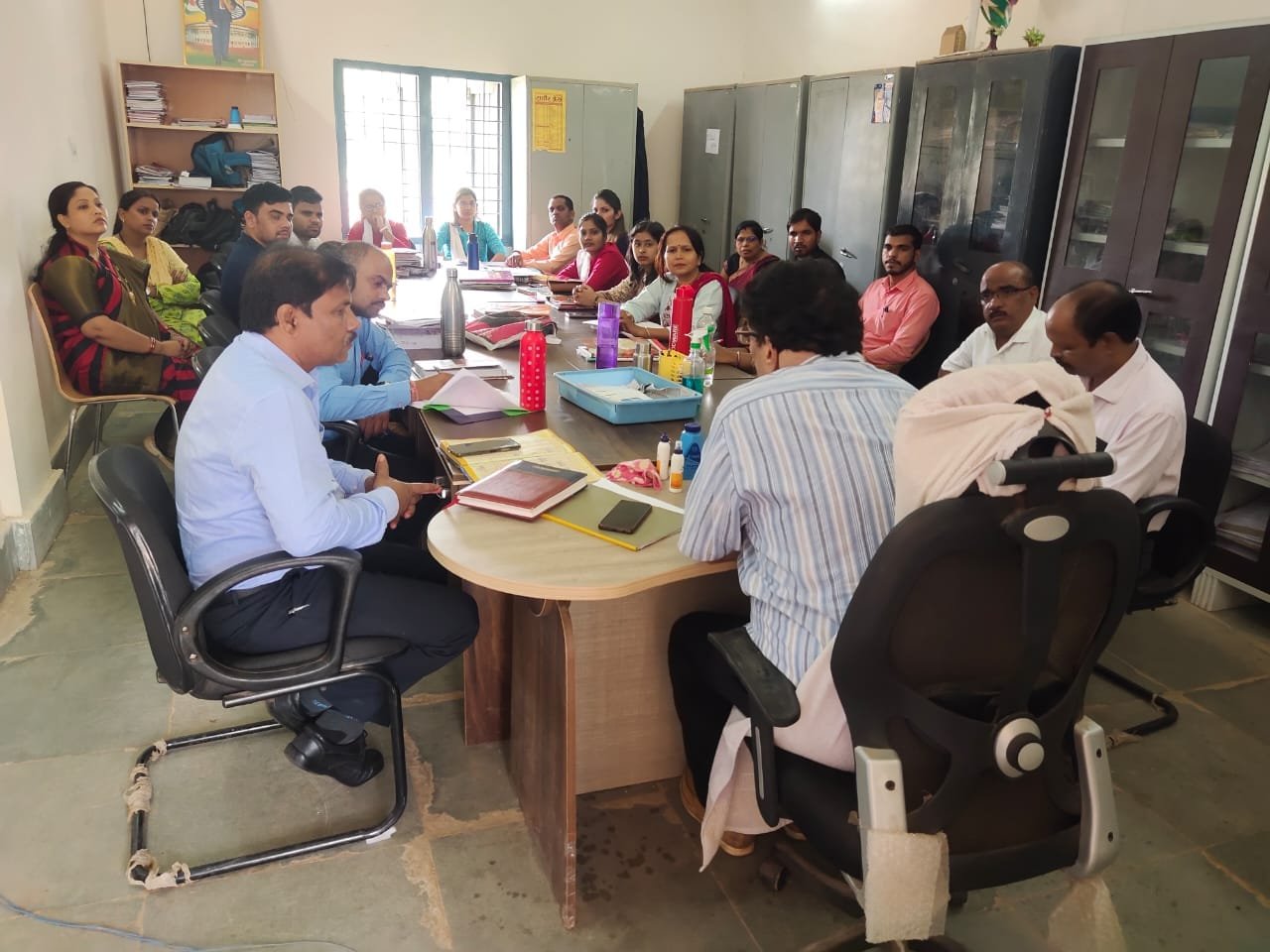 लोक शिक्षण संचनालय के उपसंचालक आशुतोष चावरे ने किया सेजस जैजैपुर का औचक निरीक्षण लोक शिक्षण संचनालय के उपसंचालक आशुतोष चावरे ने किया सेजस जैजैपुर का औचक निरीक्षण kshititech