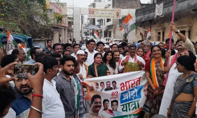राष्ट्रपिता महात्मा गांधी एवं लाल बहादुर शास्त्री जी की जयंती के अवसर पर डॉ महंत ने किया भारत जोड़ो यात्रा का शुभारंभ राष्ट्रपिता महात्मा गांधी एवं लाल बहादुर शास्त्री जी की जयंती के अवसर पर डॉ महंत ने किया भारत जोड़ो यात्रा का शुभारंभ kshititech