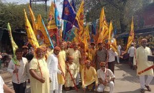 श्री श्याम जन्मोत्सव पर सक्ती में निकली भव्य निशान यात्रा श्री श्याम जन्मोत्सव पर सक्ती में निकली भव्य निशान यात्रा kshititech