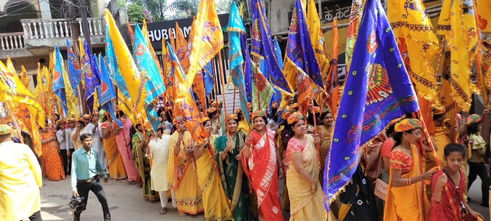 श्री श्याम जन्मोत्सव पर सक्ती में निकली भव्य निशान यात्रा श्री श्याम जन्मोत्सव पर सक्ती में निकली भव्य निशान यात्रा kshititech