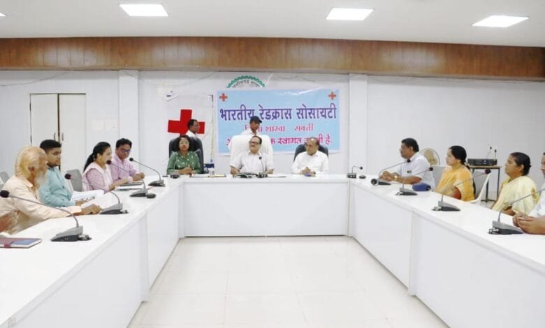 जिला शाखा सक्ती में भारतीय रेडक्रास सोसायटी की बैठक संपन्न, सदस्यों को नहीं मिली सूचना जिला शाखा सक्ती में भारतीय रेडक्रास सोसायटी की बैठक संपन्न, सदस्यों को नहीं मिली सूचना kshititech