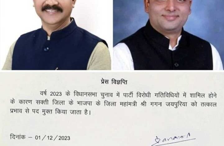 गगन पर लगा अन्य पार्टी के प्रचार का आरोप गगन पर लगा अन्य पार्टी के प्रचार का आरोप kshititech