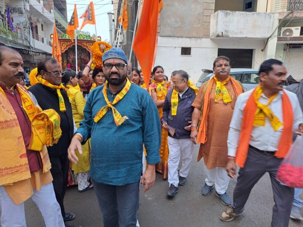 सक्ती शहर में निकली अक्षत शोभायात्रा सक्ती शहर में निकली अक्षत शोभायात्रा kshititech