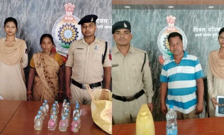 सक्ती पुलिस ने 6 लीटर महुआ शराब और 29 नग देशी प्लेन शराब के साथ दो आरोपी को किया गिरफ्तार सक्ती पुलिस ने 6 लीटर महुआ शराब और 29 नग देशी प्लेन शराब के साथ दो आरोपी को किया गिरफ्तार kshititech