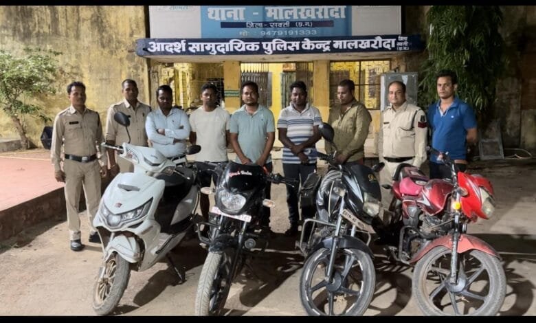 सरपंच, कोटवार,सेल्समेन सहित पांच लोगों को पुलिस के द्वारा जुआ खेलते पकड़ा गया सरपंच, कोटवार,सेल्समेन सहित पांच लोगों को पुलिस के द्वारा जुआ खेलते पकड़ा गया kshititech