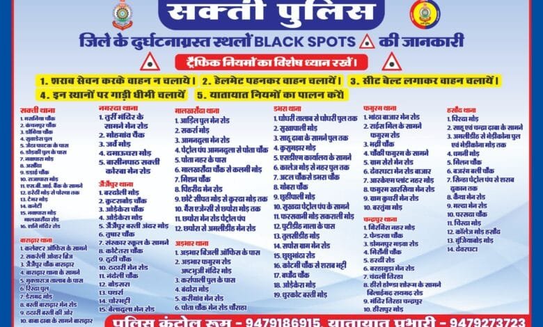 सक्ती पुलिस ने ट्रैफिक नियमों का पालन करने के लिए किया अपील सक्ती पुलिस ने ट्रैफिक नियमों का पालन करने के लिए किया अपील kshititech