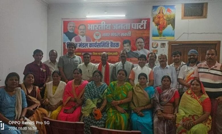 भाजपा नगर मंडल की विस्तृत कार्यसमिति बैठक संपन्न भाजपा नगर मंडल की विस्तृत कार्यसमिति बैठक संपन्न kshititech