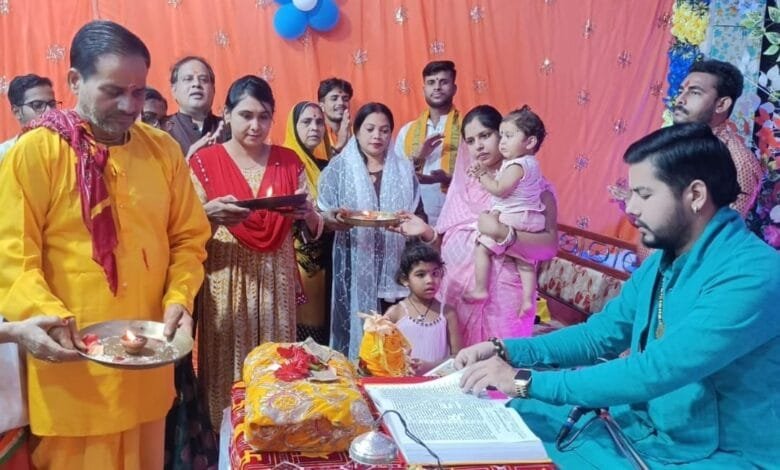 श्रीमद भागवत कथा में सप्तम दिवस में सुदामा चरित्र व्याख्यान के साथ कथा विश्राम श्रीमद भागवत कथा में सप्तम दिवस में सुदामा चरित्र व्याख्यान के साथ कथा विश्राम kshititech
