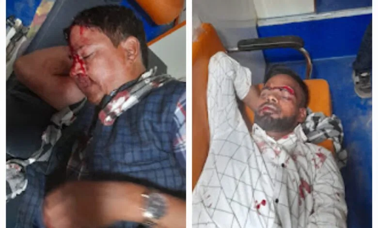सड़क दुर्घटना में दो बाइक सवार घायल<br>जिला अस्पताल में भर्ती सड़क दुर्घटना में दो बाइक सवार घायल<br>जिला अस्पताल में भर्ती kshititech