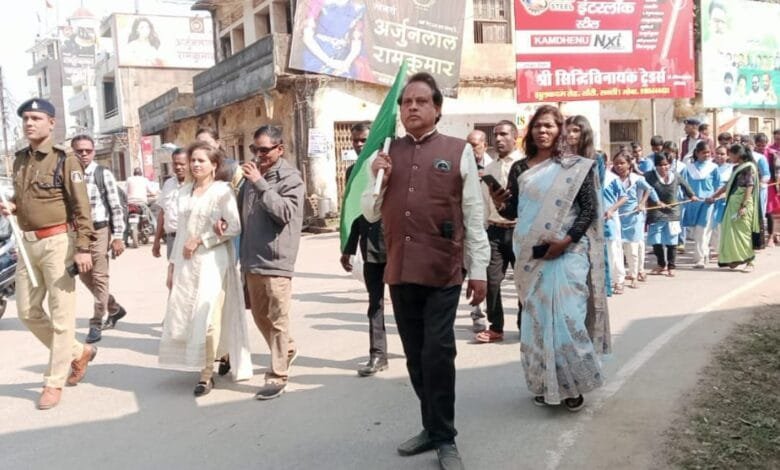 दृष्टि बाधित दिव्यांग बच्चों ने ब्रेल दिवस पर जागरूकता रैली निकाली दृष्टि बाधित दिव्यांग बच्चों ने ब्रेल दिवस पर जागरूकता रैली निकाली kshititech
