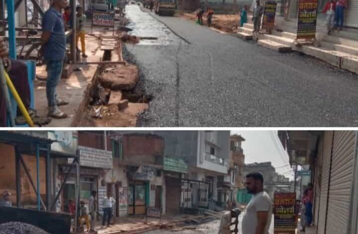 पूर्व पार्षद नान्हू भाचा के प्रयासों से वार्ड क्रमांक- 13 की मुख्य सड़क हो रही डामरीकृत पूर्व पार्षद नान्हू भाचा के प्रयासों से वार्ड क्रमांक- 13 की मुख्य सड़क हो रही डामरीकृत kshititech