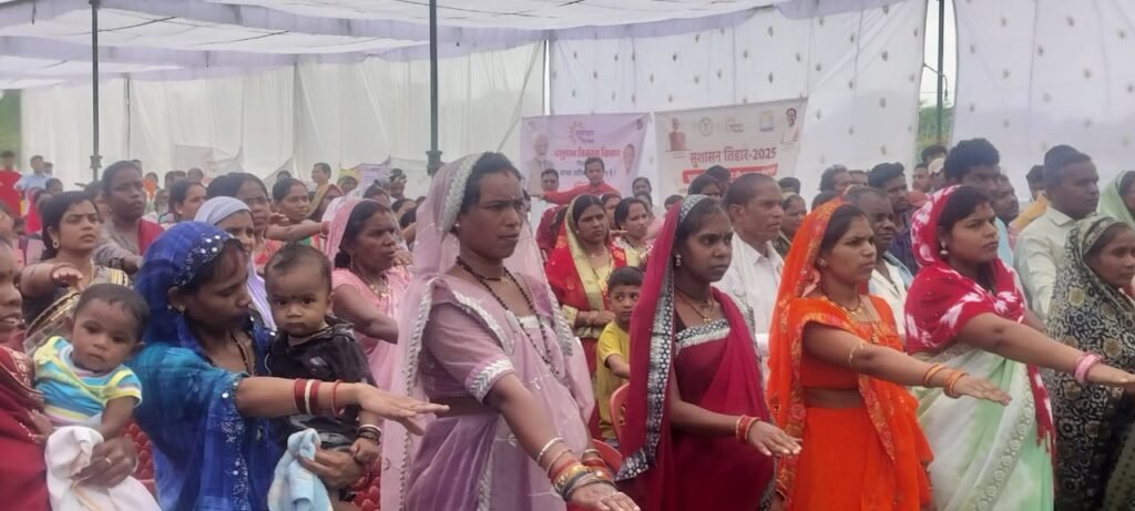 सुशासन तिहार के तहत सक्ती के ग्राम सकरेली बा और हसौद में समाधान शिविर संपन्न सुशासन तिहार के तहत सक्ती के ग्राम सकरेली बा और हसौद में समाधान शिविर संपन्न kshititech