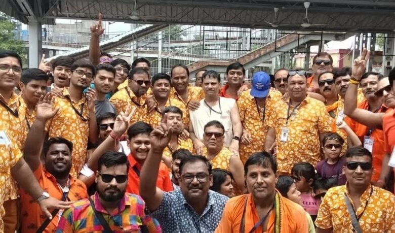 बाराद्वार शहर के 125 शिवभक्त कावड़िये रवाना हुए सुल्तानगंज<br> बाराद्वार शहर के 125 शिवभक्त कावड़िये रवाना हुए सुल्तानगंज<br> kshititech